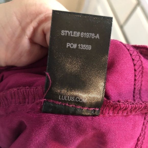 Lulus Love PoemMagenta dress size medium - Picture 15 of 16